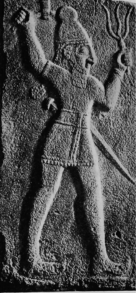 An illustration from The Hittites, 1920, leaf 64