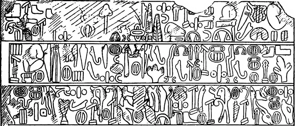 An illustration from The Hittites, 1920, leaf 70