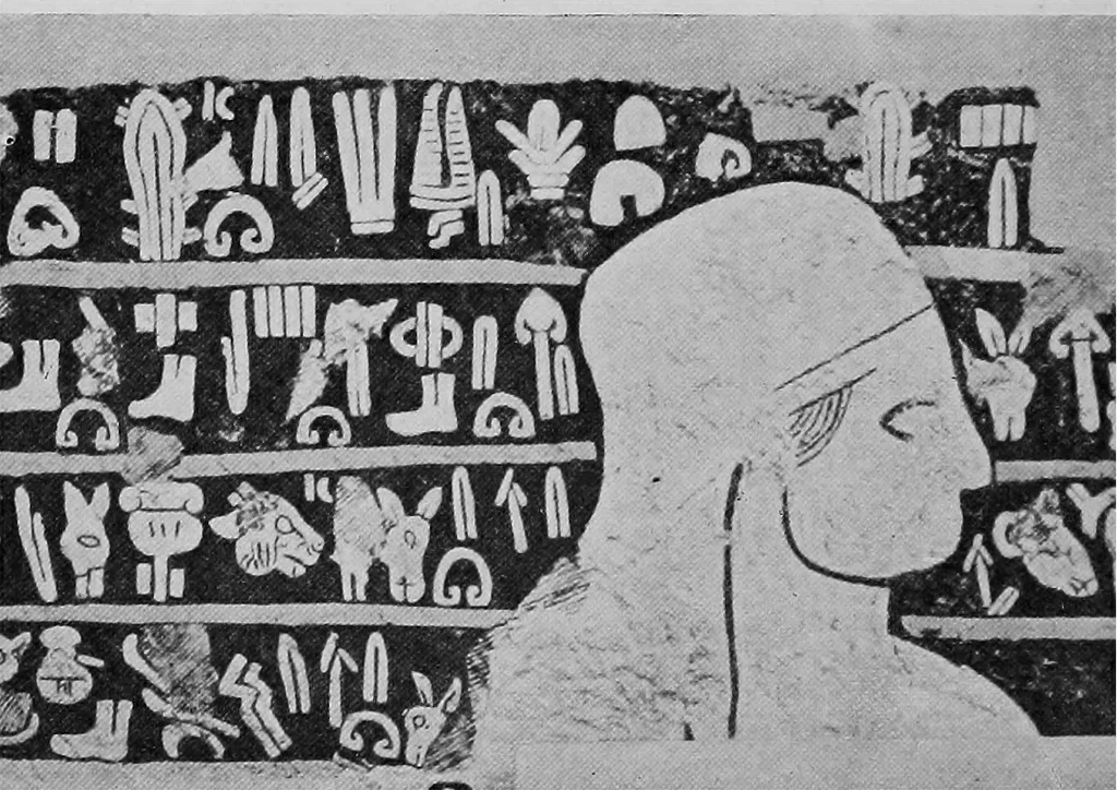 An illustration from The Hittites, 1920, leaf 93