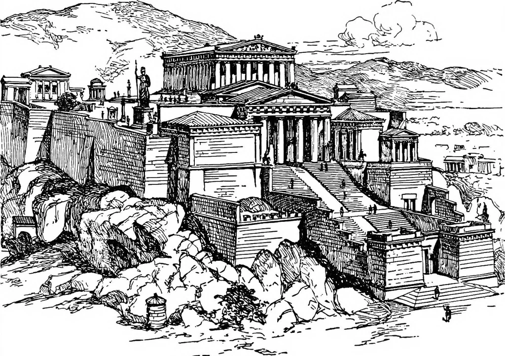 An illustration from The beautiful necessity; seven essays on theosophy and architecture, 1910, leaf 23