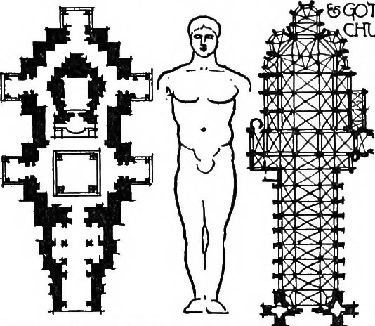 An illustration from The beautiful necessity; seven essays on theosophy and architecture, 1910, leaf 60