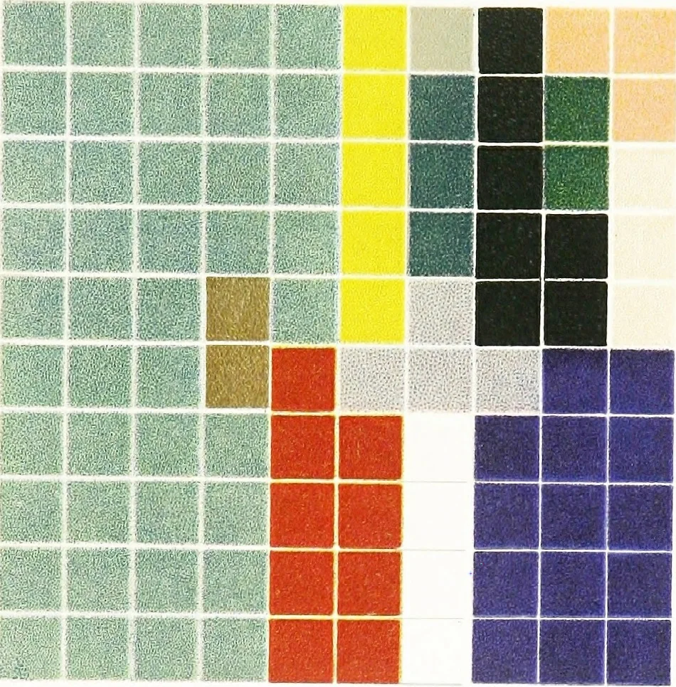 An illustration from Color problems : a practical manual for the lay student of color, 1902, leaf 338