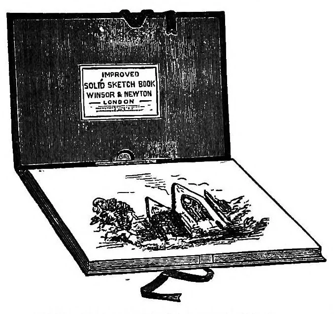 An illustration from The principles of colouring in painting, 1885, leaf 100