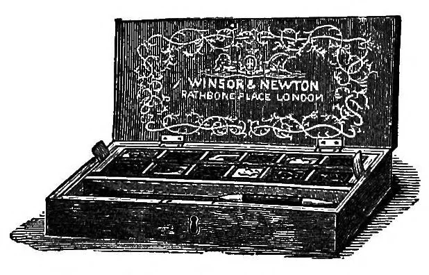 An illustration from The principles of colouring in painting, 1885, leaf 75