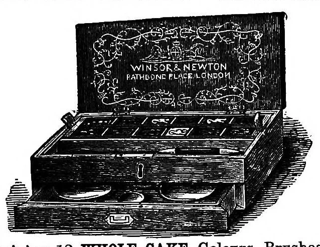 An illustration from The principles of colouring in painting, 1885, leaf 76