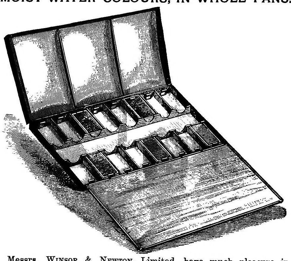 An illustration from The principles of colouring in painting, 1885, leaf 83
