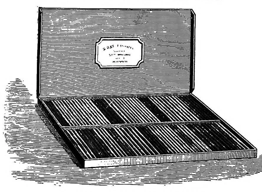 An illustration from The theory of colouring: being an analysis of the principles of contrast and harmony in the arrangement of colours, with their application to the study of nature, and hints on the composition of pictures, etc, 1872, leaf 106