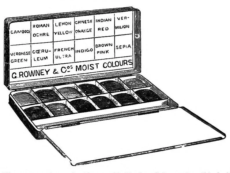 An illustration from The theory of colouring: being an analysis of the principles of contrast and harmony in the arrangement of colours, with their application to the study of nature, and hints on the composition of pictures, etc, 1872, leaf 95