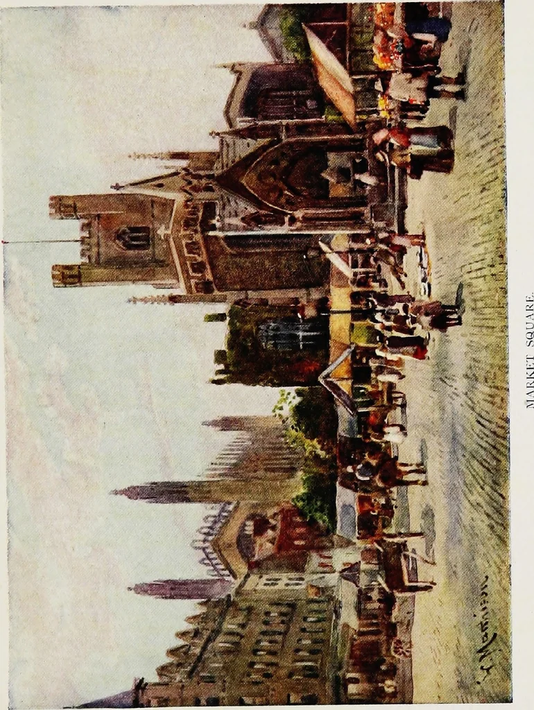 An illustration from Cambridge water-colours, 1916, leaf 10