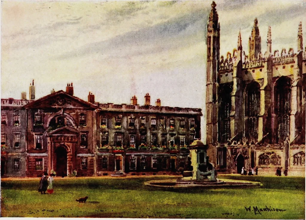 An illustration from Cambridge water-colours, 1916, leaf 16