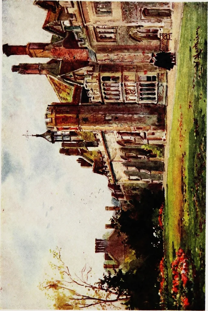 An illustration from Cambridge water-colours, 1916, leaf 20