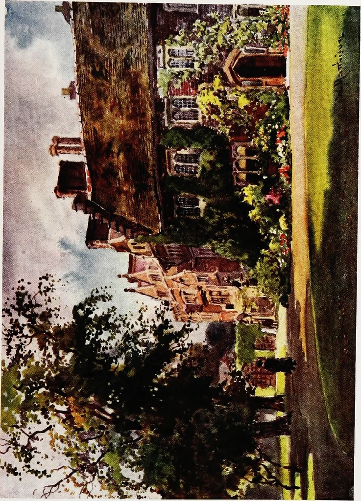 An illustration from Cambridge water-colours, 1916, leaf 26