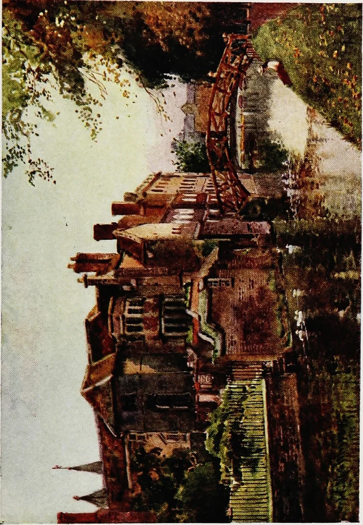 An illustration from Cambridge water-colours, 1916, leaf 28