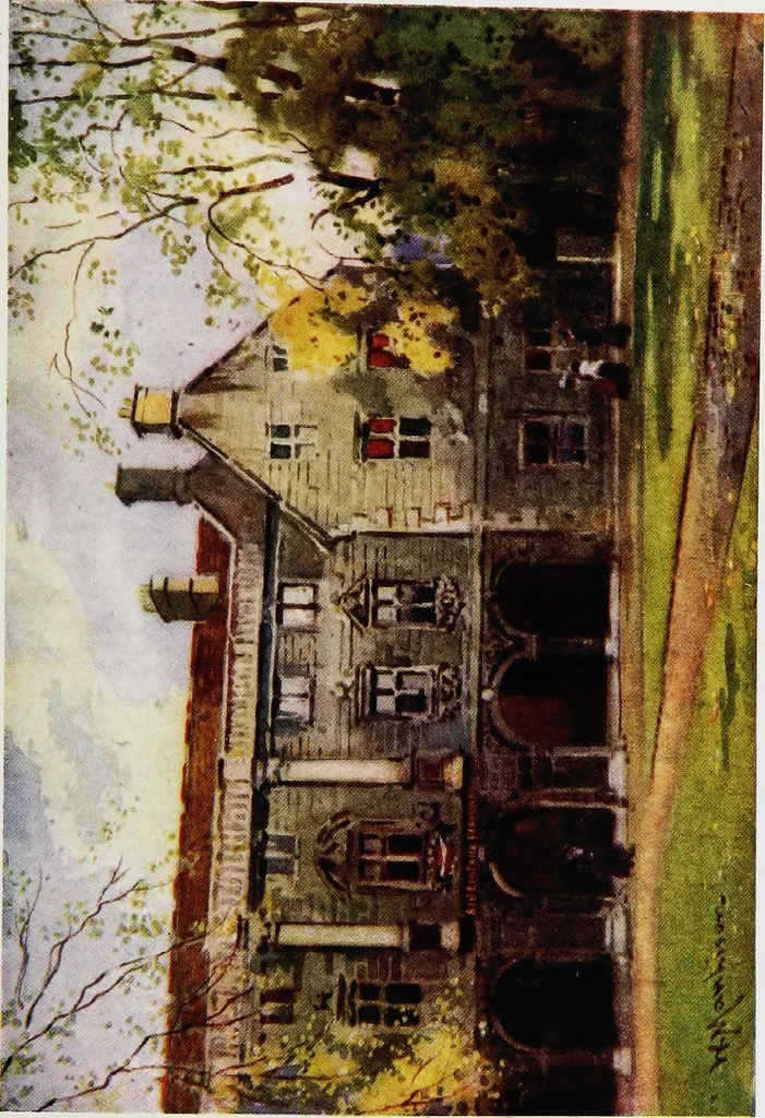 An illustration from Cambridge water-colours, 1916, leaf 34