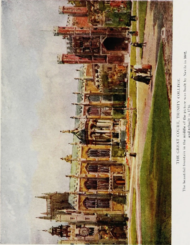 An illustration from Cambridge water-colours, 1916, leaf 36