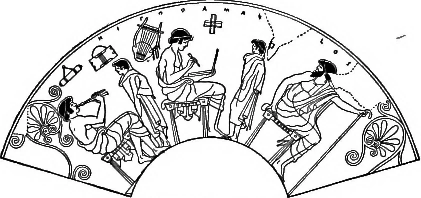 An illustration from The Greek painters' art, 1905, leaf 169