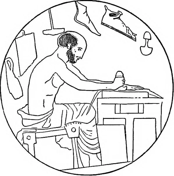 An illustration from The Greek painters' art, 1905, leaf 170
