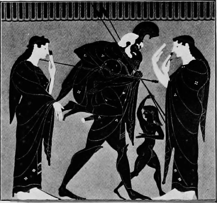 An illustration from The Greek painters' art, 1905, leaf 181