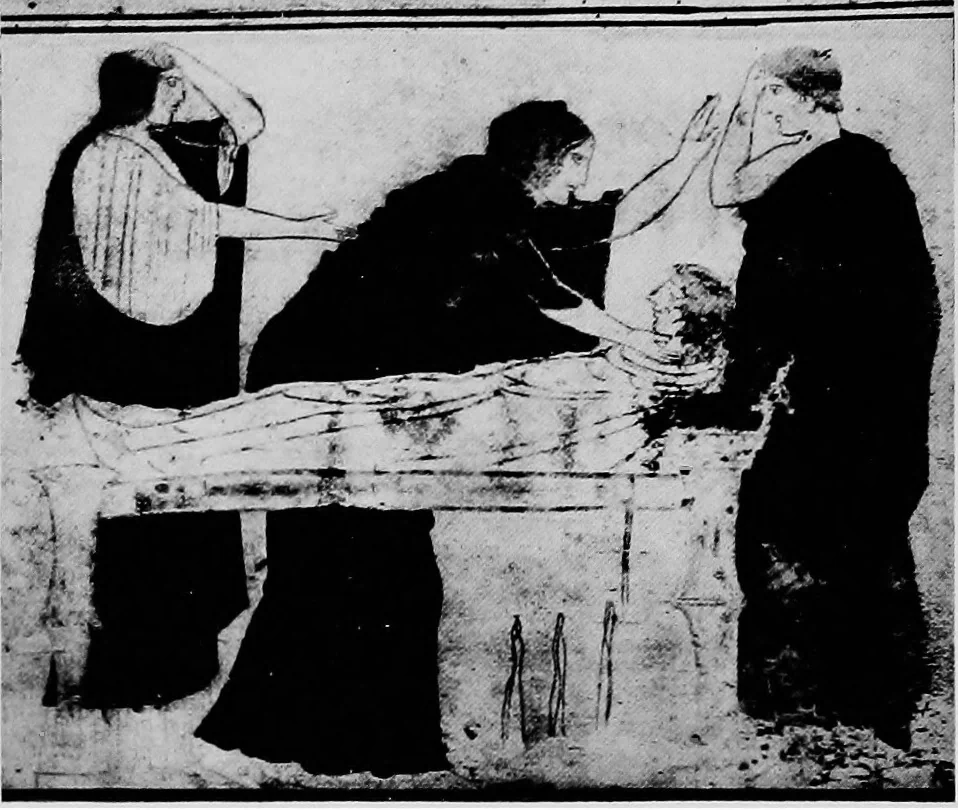 An illustration from The Greek painters' art, 1905, leaf 195