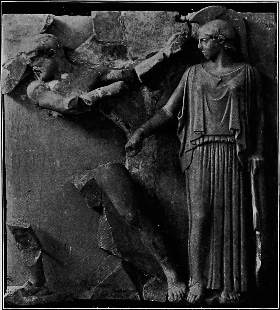 An illustration from The Greek painters' art, 1905, leaf 214