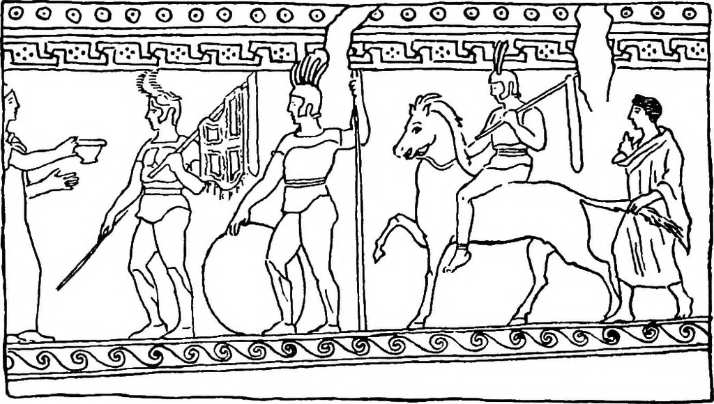 An illustration from The Greek painters' art, 1905, leaf 345