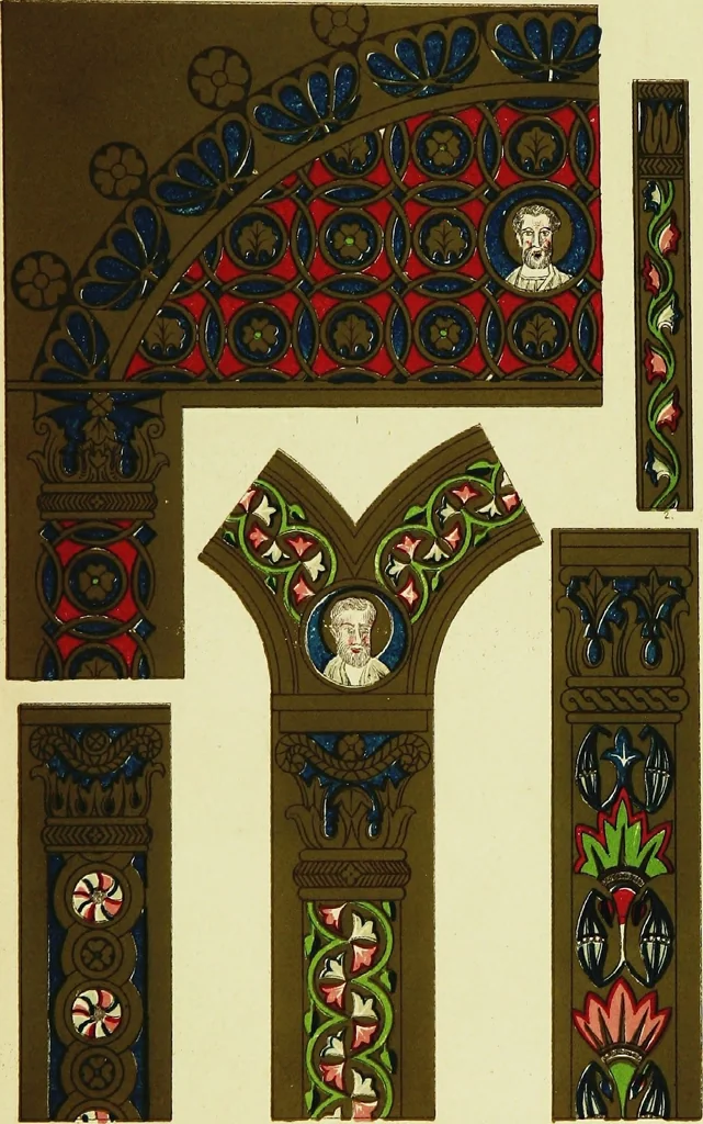 An illustration from The art of illuminating as practised in Europe from the earliest times, 1860, leaf 104