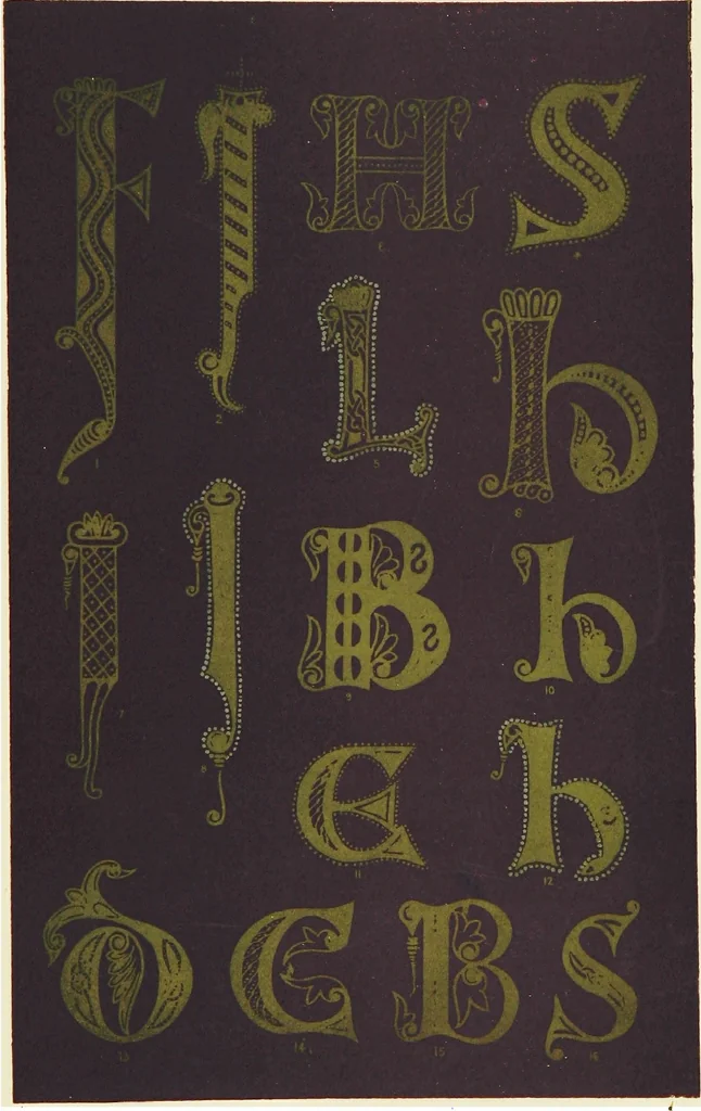 An illustration from The art of illuminating as practised in Europe from the earliest times, 1860, leaf 122