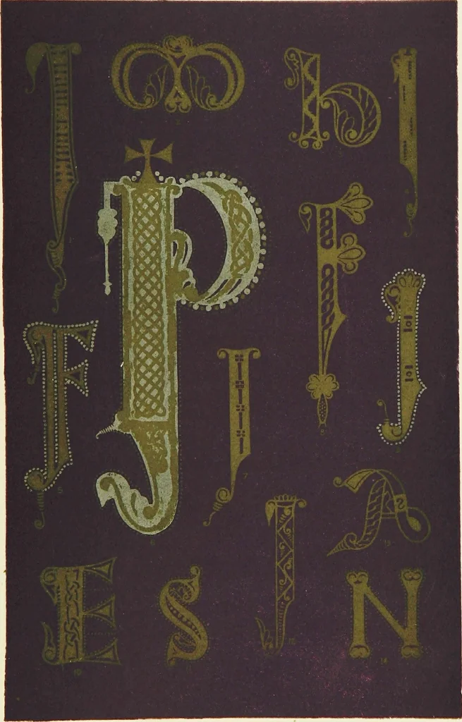 An illustration from The art of illuminating as practised in Europe from the earliest times, 1860, leaf 124