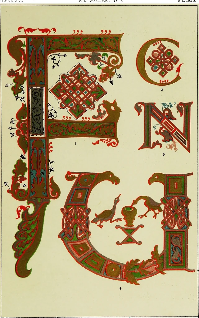 An illustration from The art of illuminating as practised in Europe from the earliest times, 1860, leaf 138