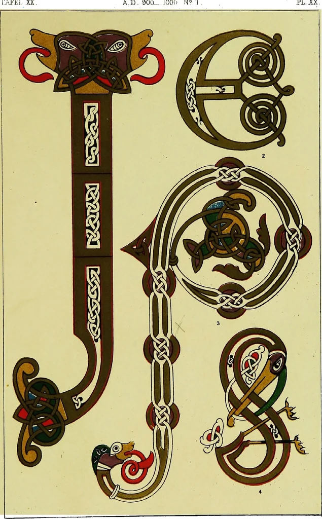 An illustration from The art of illuminating as practised in Europe from the earliest times, 1860, leaf 140