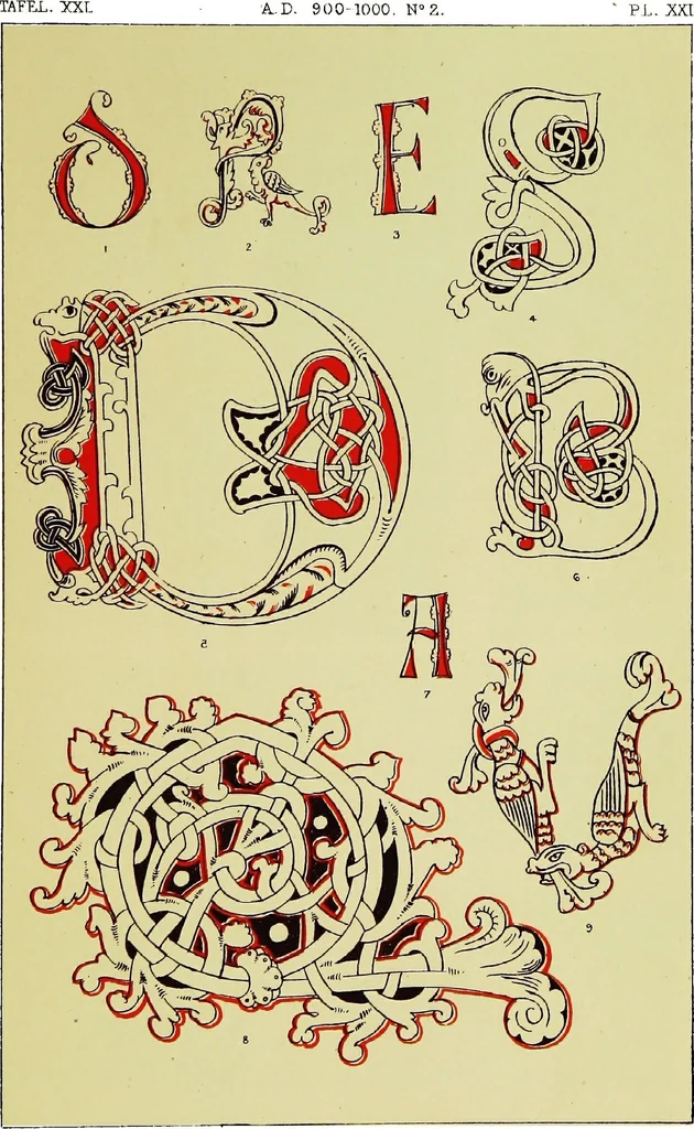 An illustration from The art of illuminating as practised in Europe from the earliest times, 1860, leaf 142