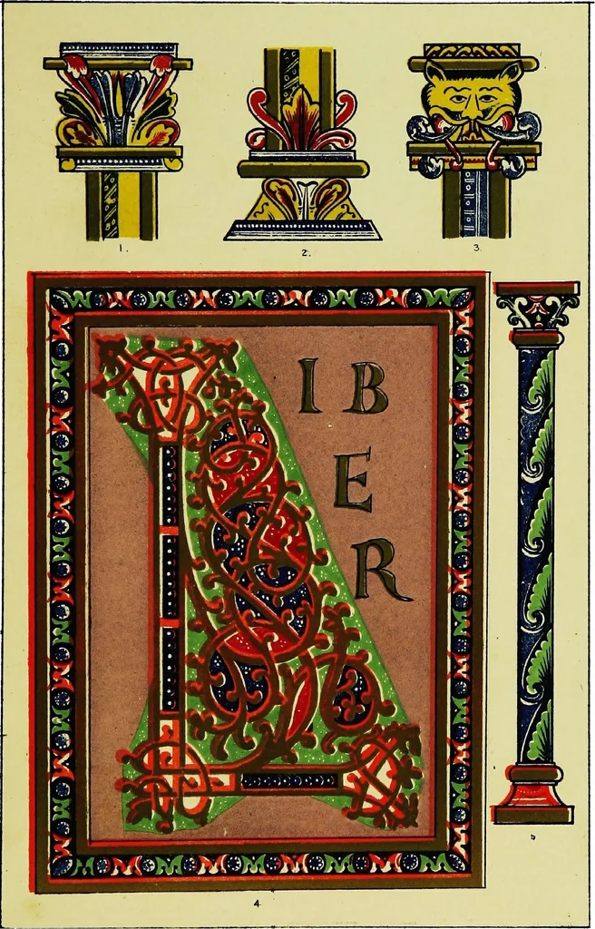 An illustration from The art of illuminating as practised in Europe from the earliest times, 1860, leaf 148