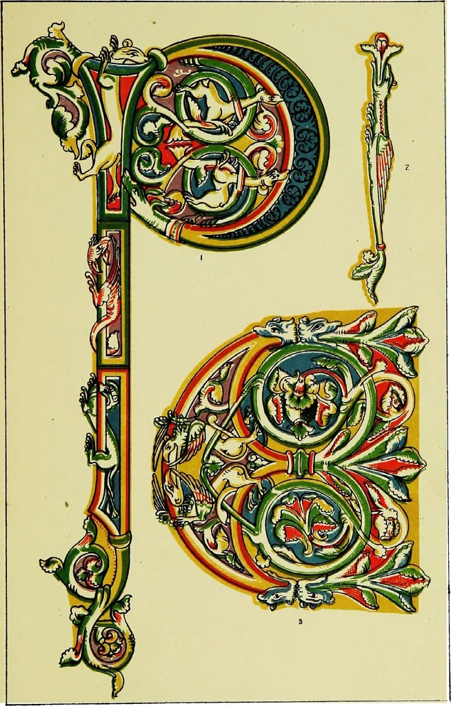 An illustration from The art of illuminating as practised in Europe from the earliest times, 1860, leaf 164