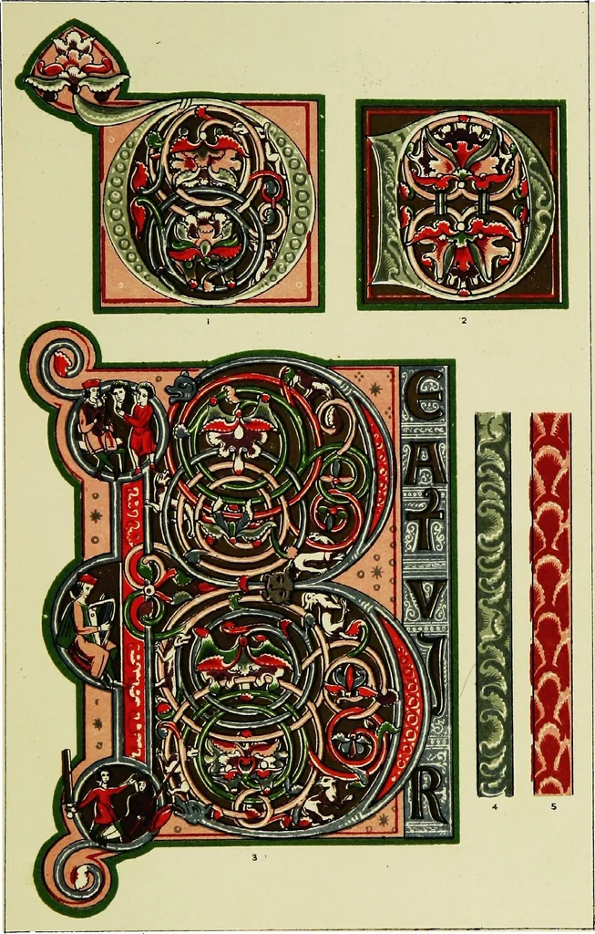An illustration from The art of illuminating as practised in Europe from the earliest times, 1860, leaf 172