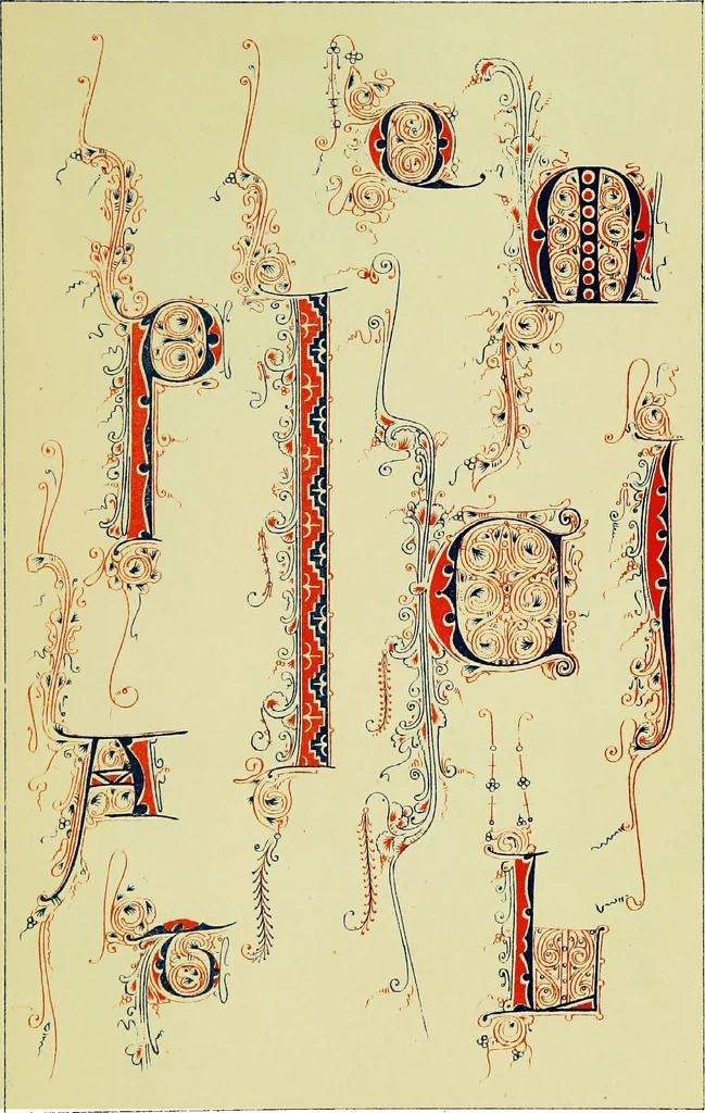 An illustration from The art of illuminating as practised in Europe from the earliest times, 1860, leaf 176
