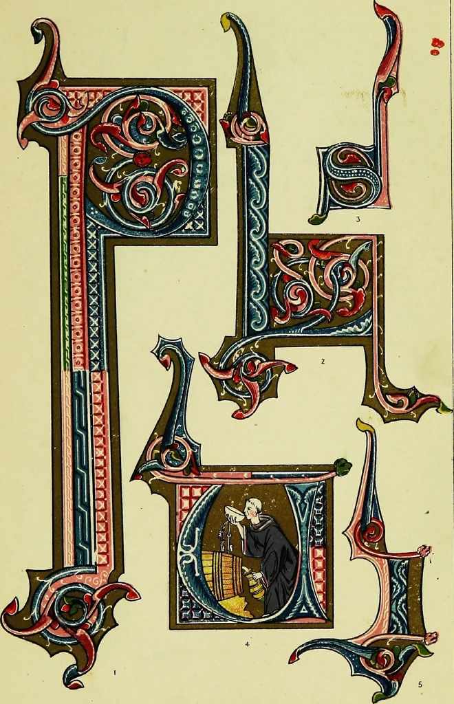 An illustration from The art of illuminating as practised in Europe from the earliest times, 1860, leaf 178