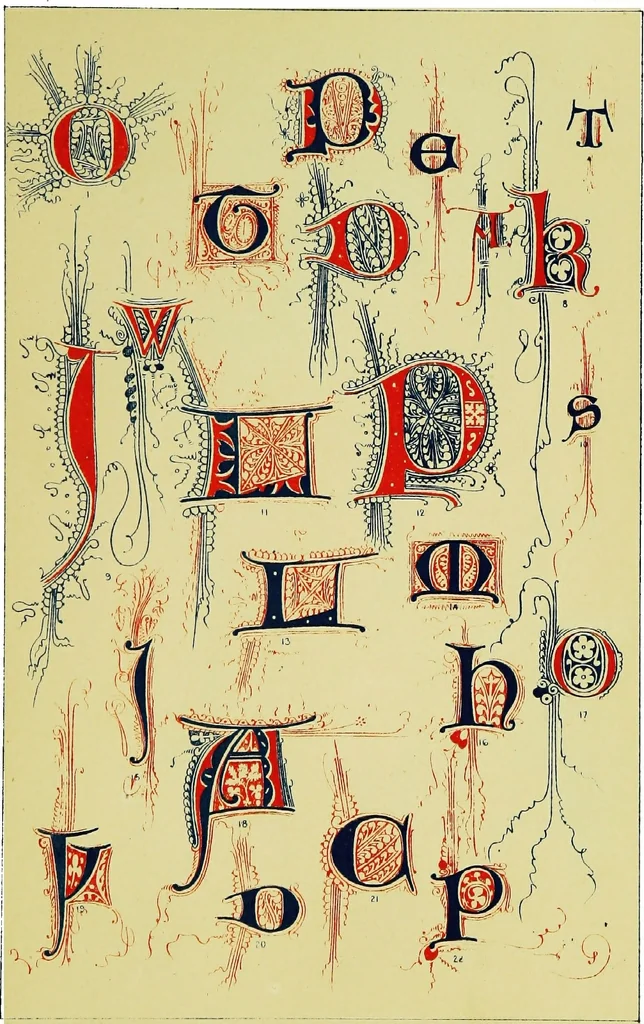 An illustration from The art of illuminating as practised in Europe from the earliest times, 1860, leaf 190