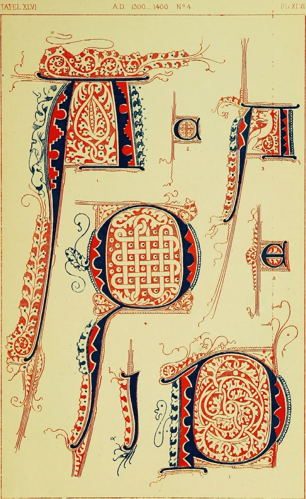 An illustration from The art of illuminating as practised in Europe from the earliest times, 1860, leaf 192