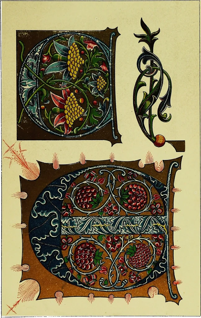 An illustration from The art of illuminating as practised in Europe from the earliest times, 1860, leaf 212