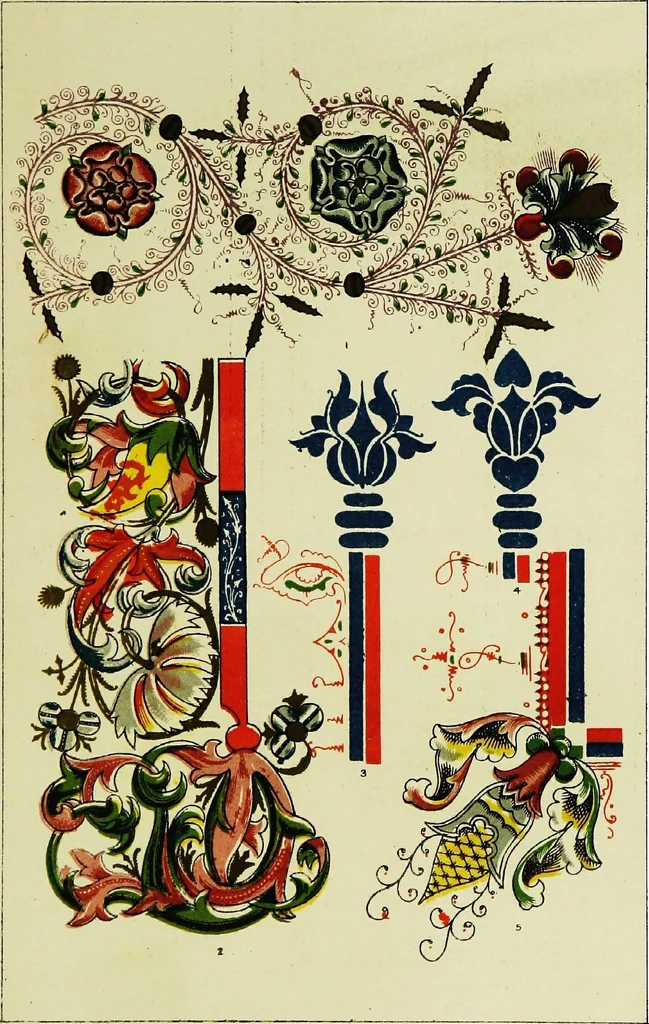 An illustration from The art of illuminating as practised in Europe from the earliest times, 1860, leaf 214