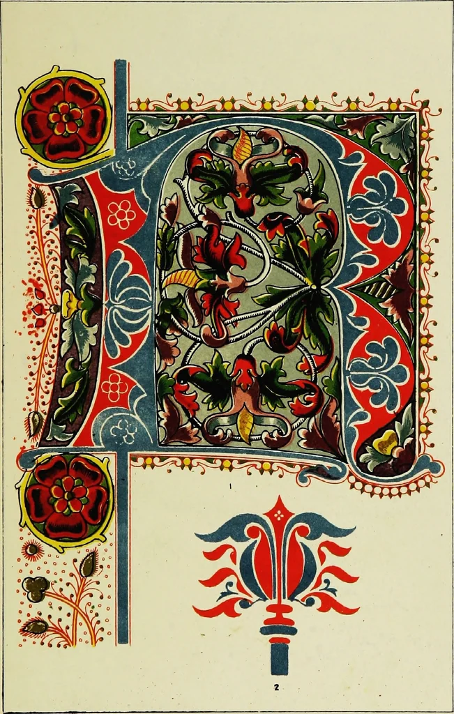 An illustration from The art of illuminating as practised in Europe from the earliest times, 1860, leaf 216