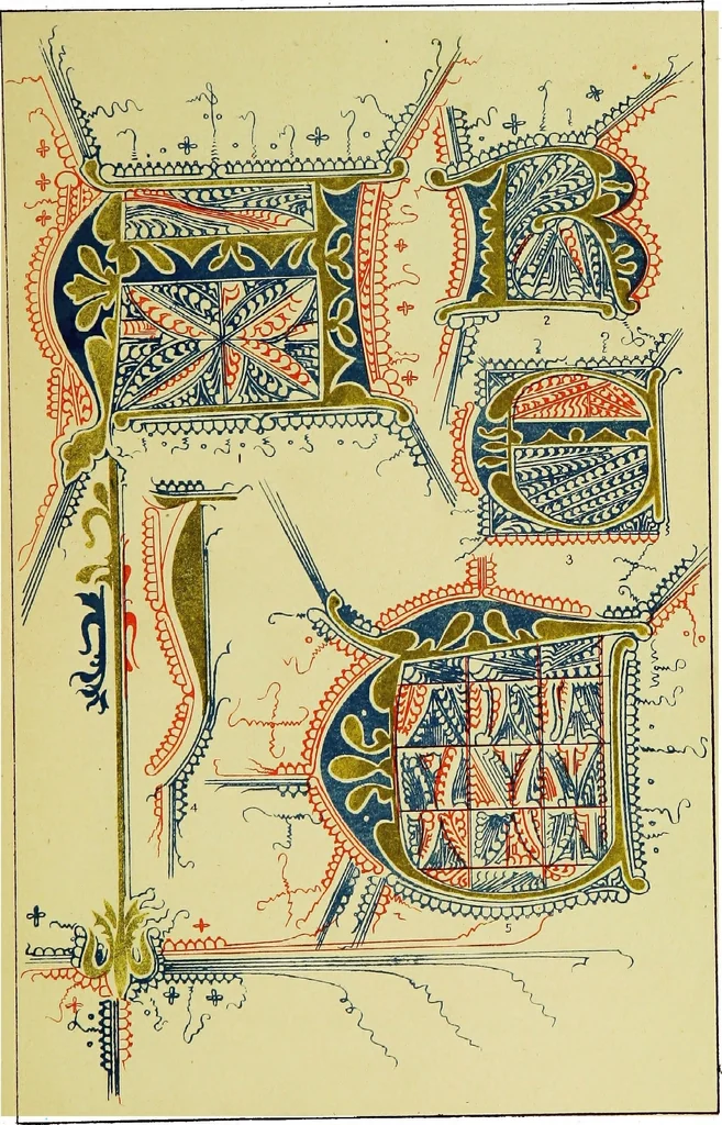 An illustration from The art of illuminating as practised in Europe from the earliest times, 1860, leaf 220