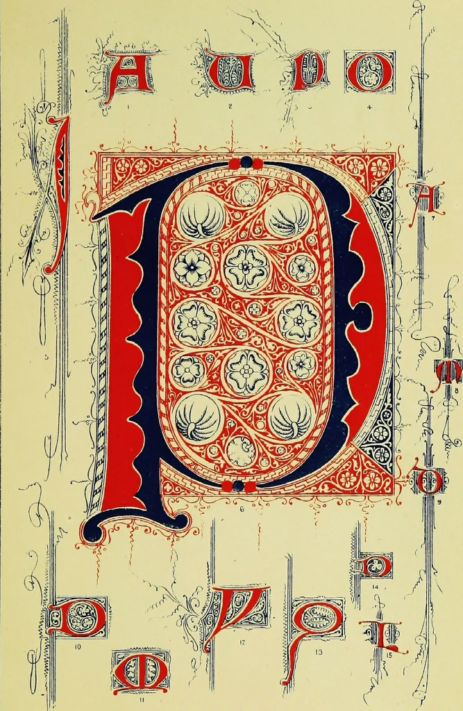 An illustration from The art of illuminating as practised in Europe from the earliest times, 1860, leaf 226