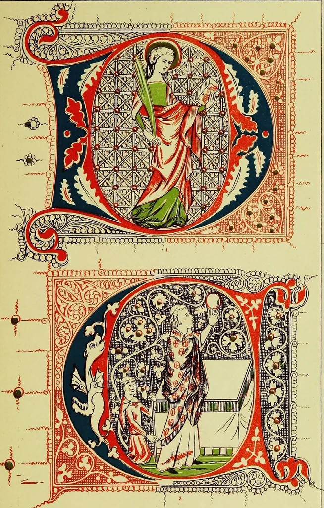An illustration from The art of illuminating as practised in Europe from the earliest times, 1860, leaf 228