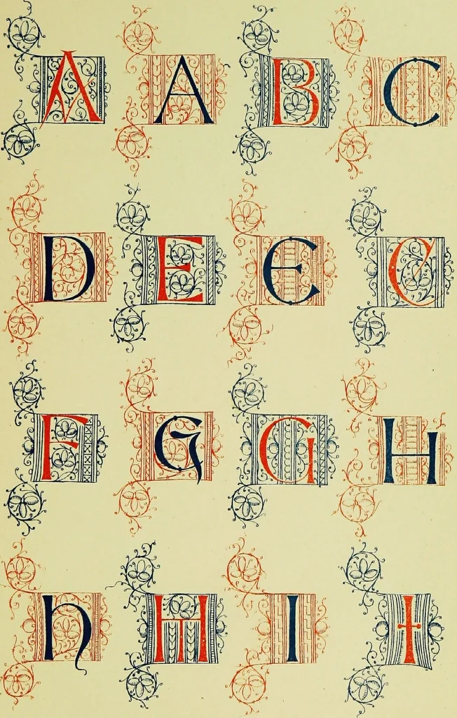 An illustration from The art of illuminating as practised in Europe from the earliest times, 1860, leaf 240