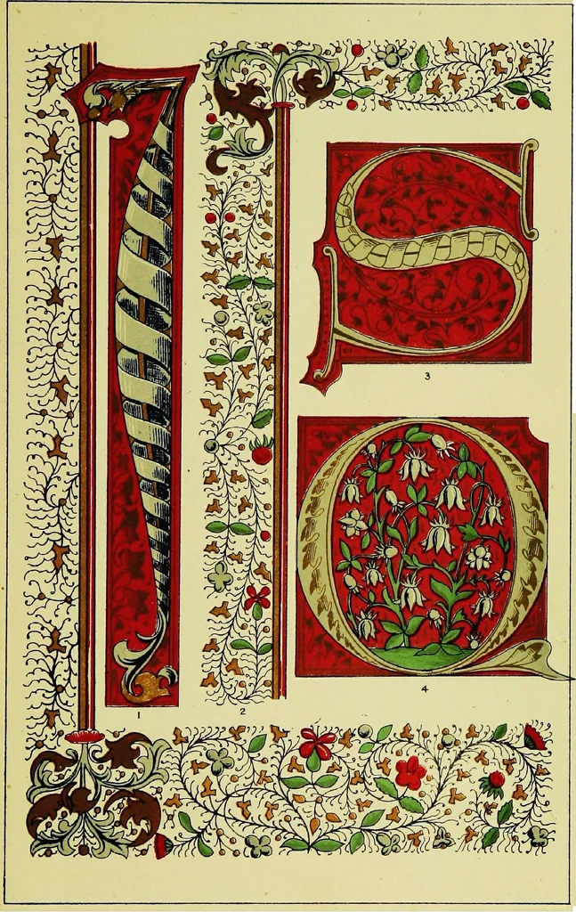 An illustration from The art of illuminating as practised in Europe from the earliest times, 1860, leaf 254