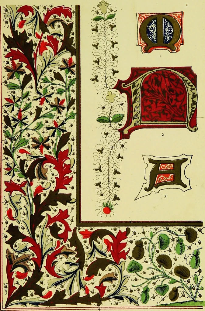 An illustration from The art of illuminating as practised in Europe from the earliest times, 1860, leaf 256