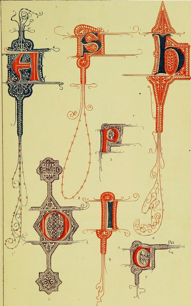 An illustration from The art of illuminating as practised in Europe from the earliest times, 1860, leaf 258