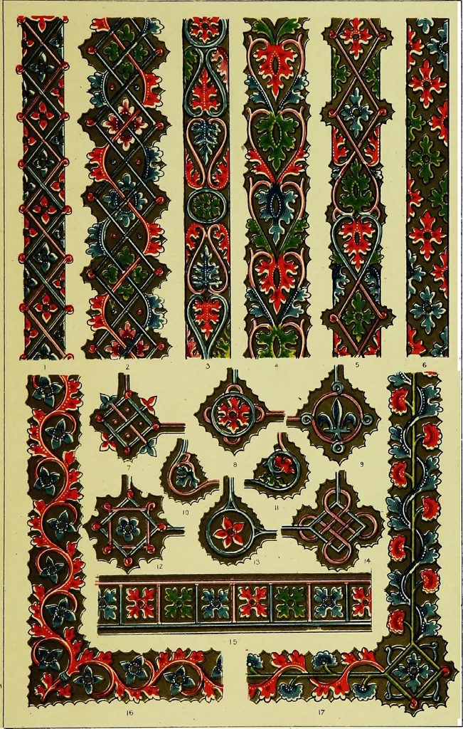 An illustration from The art of illuminating as practised in Europe from the earliest times, 1860, leaf 262