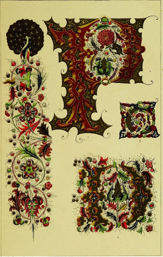 An illustration from The art of illuminating as practised in Europe from the earliest times, 1860, leaf 266